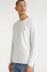 Tommy hilfiger longsleeve met biologisch katoen white