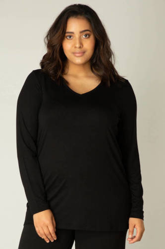 Base Level Curvy by Yesta longsleeve Alize zwart