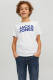 Jack & Jones JUNIOR t-shirt - set van 2 donkerblauw/wit