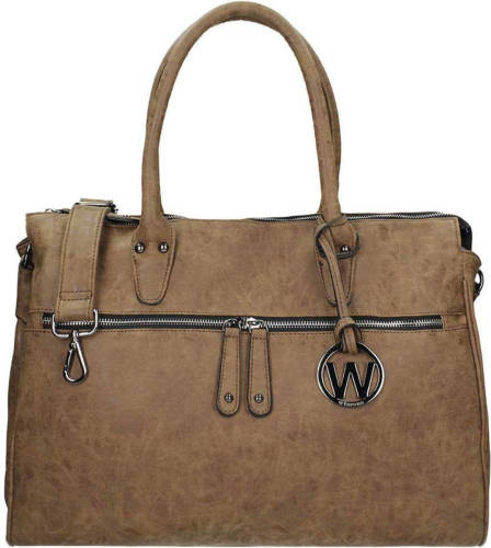 Wimona 16 inch laptoptas Fabiana bruin