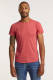 Tommy Jeans T-shirt Jaspe met biologisch katoen Deep Crimson