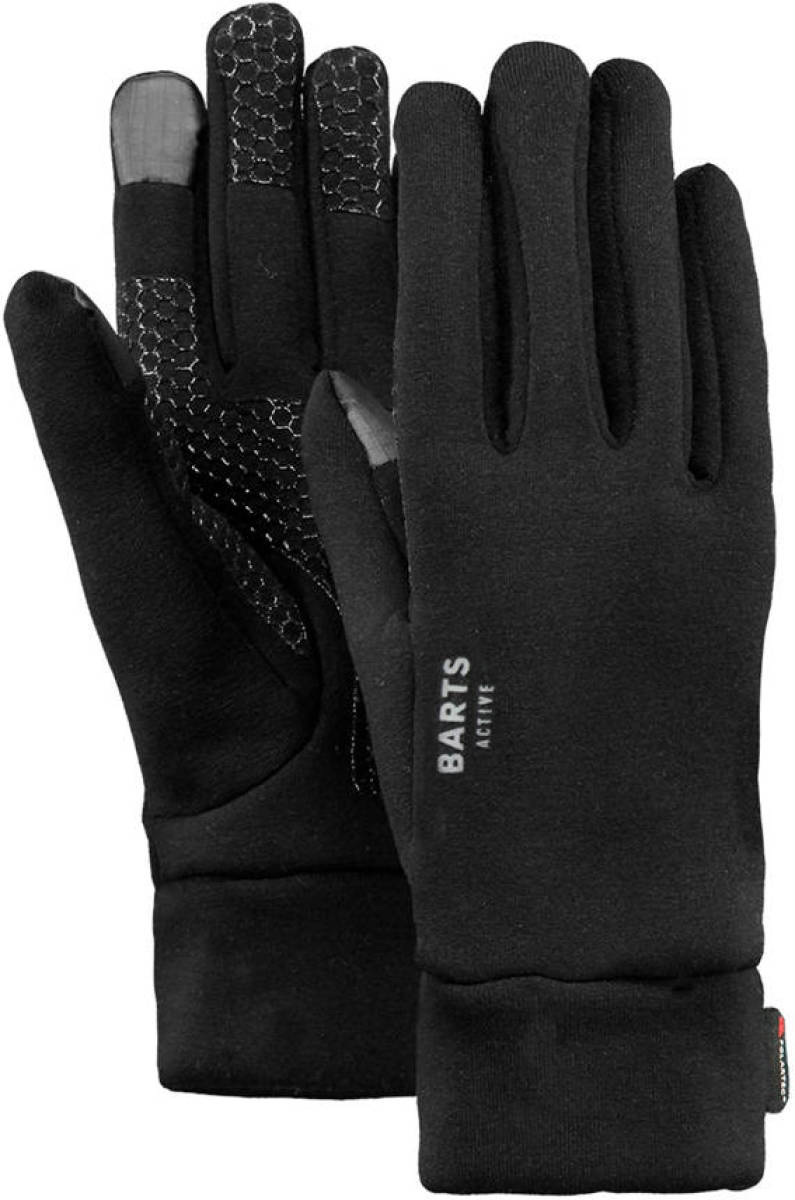 Barts handschoenen Powerstretch touch zwart