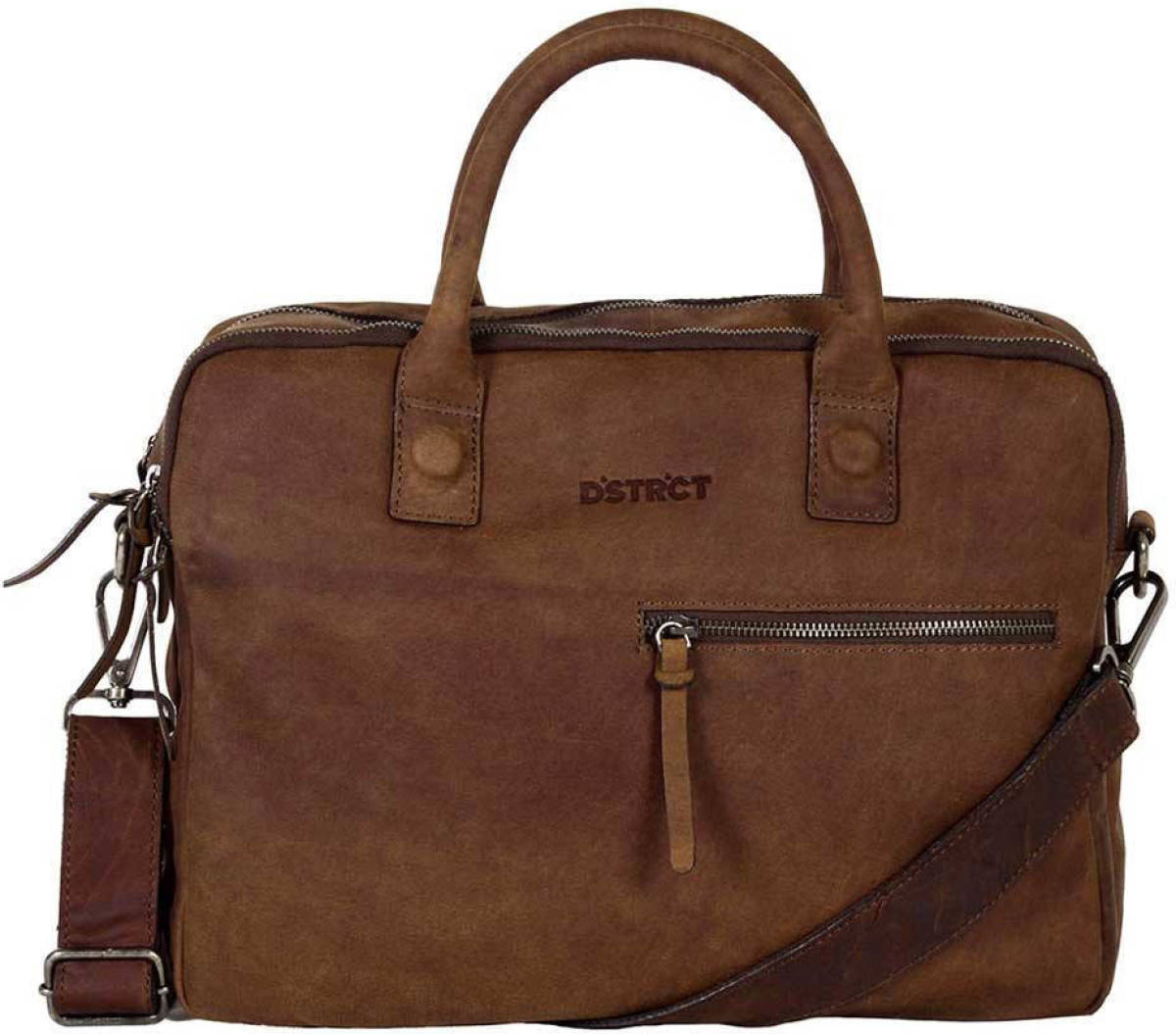DSTRCT 14 inch laptoptas Wall Street bruin