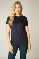 Base Level by Yest basic T-shirt Yalba donkerblauw