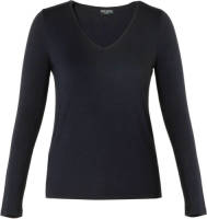 Base Level by Yest basic longsleeve Yare donkerblauw