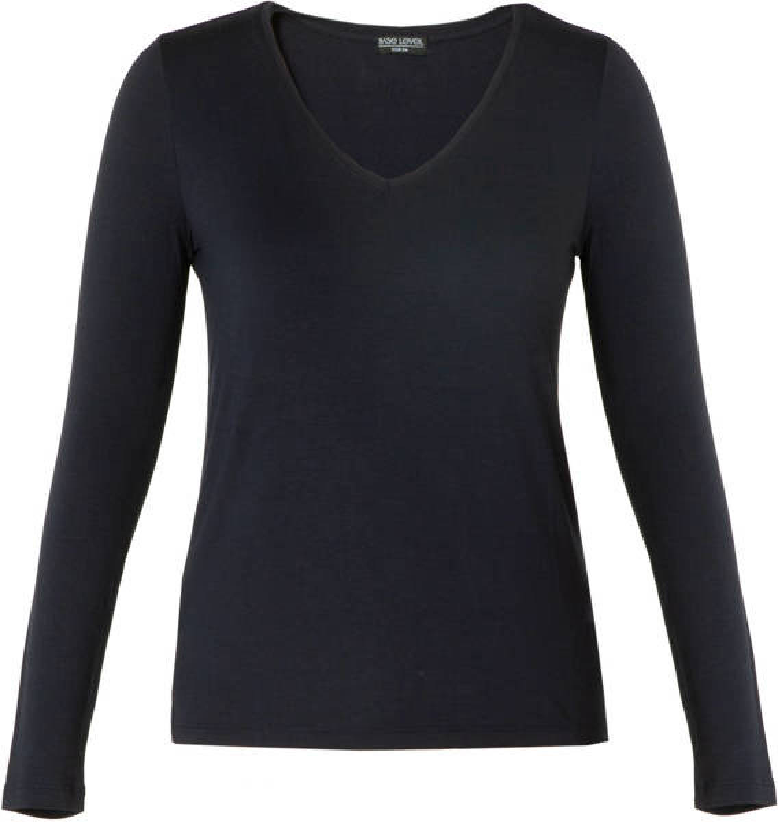 Base Level by Yest basic longsleeve Yare donkerblauw