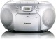 Lenco SCD-420 draagbare radio/casette- en CD speler zilver