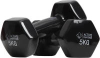 Active Panther dumbbell set 2x 5 kg zwart