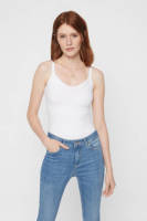 PIECES singlet PCPLAIN wit