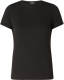 Base Level Curvy by Yesta basic T-shirt Alba zwart