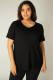 Base Level Curvy by Yesta basic T-shirt Alba zwart