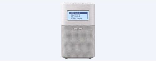 Sony XDRV1BTDB.EU8 draagbare DAB/DAB+ wekkerradio wit
