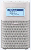 Sony XDRV1BTDB.EU8 draagbare DAB/DAB+ wekkerradio wit