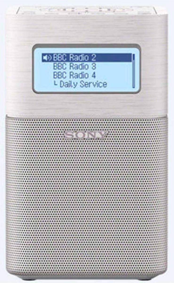 Sony XDRV1BTDB.EU8 draagbare DAB/DAB+ wekkerradio wit