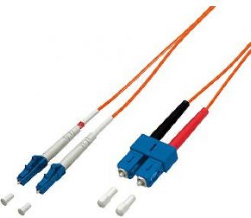 Equip LWL Patch Cord LC/SC 62,5/125µ 2,0m 2m Glasvezel kabel