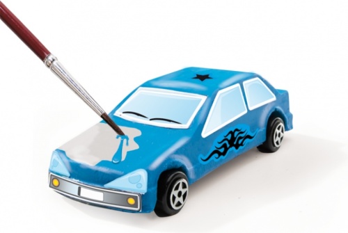 Ses gieten en schilderen - auto's