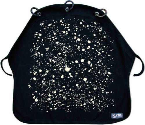 Kurtis beschermdoek Splash zwart/wit