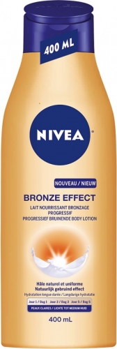 Nivea bronze effect lichte tot medium huid body lotion - 400 ml