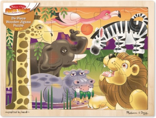 Melissa & Doug Afrikaanse savanne puzzel 24 delig