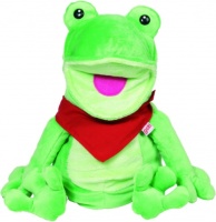Goki Handpop Pluche Kikker Frilo