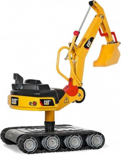 Rolly Toys graafmachine RollyDigger XL Cat 96 cm staal geel