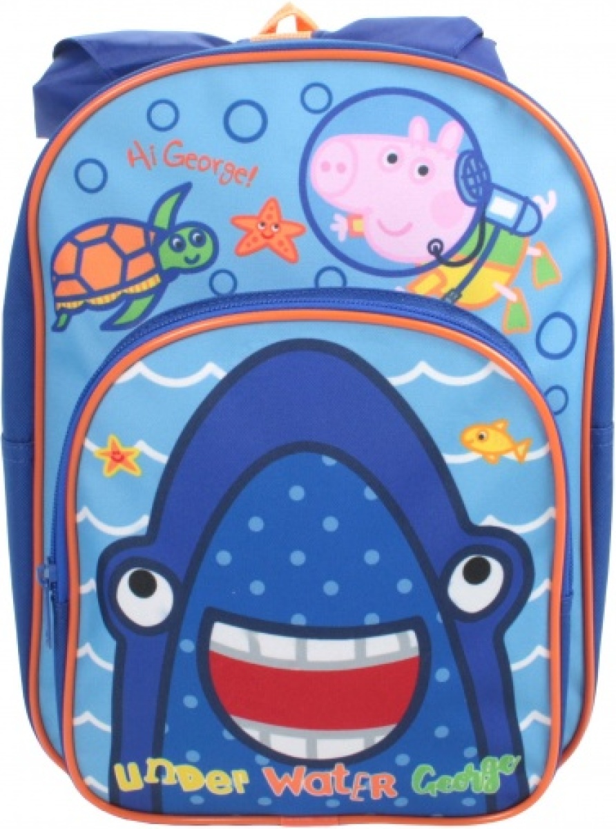 Nickelodeon rugzak Erwin Peppa Pig junior blauw 32 cm