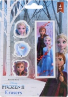 Disney Frozen gummen multicolor 4 stuks