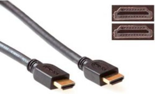 ACT 0.5m, 2xHDMI 0.5m HDMI HDMI Zwart