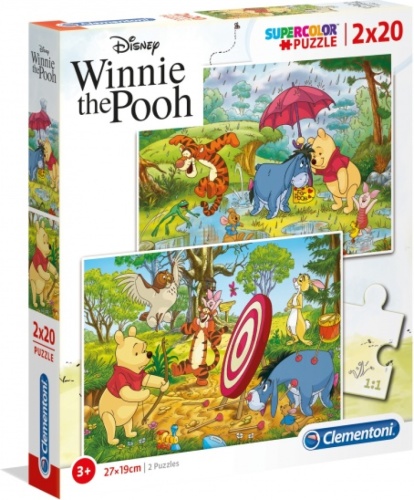 Clementoni legpuzzel Disney Winnie the Pooh 20 stukjes 2 stuks