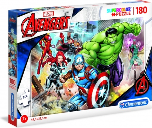 Clementoni supercolor Avengers legpuzzel 180 stukjes