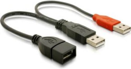 Haiqoe USB Data/Power Kabel USB A Fem - 2 x USB A Male