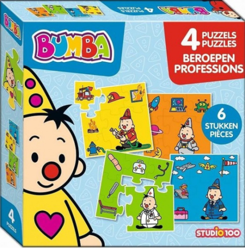 Studio 100 legpuzzel Bumba junior karton 24 stukjes