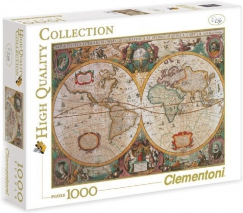 Clementoni puzzel Old Map 1000 stukjes