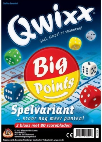 White Goblin Games Qwixx Big Points
