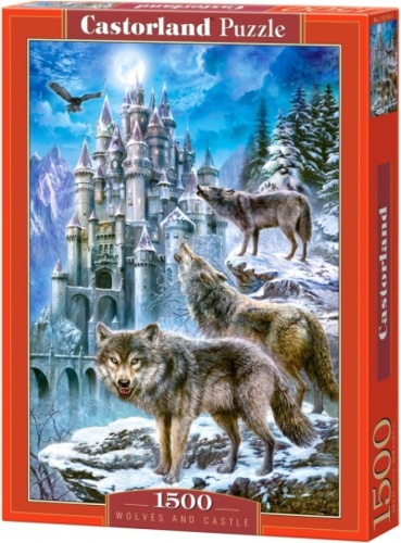 Castorland legpuzzel Wolves and Castle 1500 stukjes