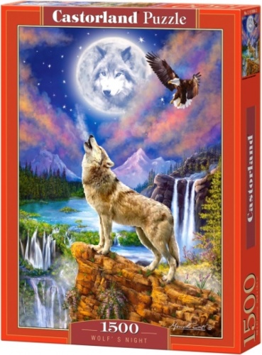 Castorland legpuzzel Wolf's Night 1500 stukjes