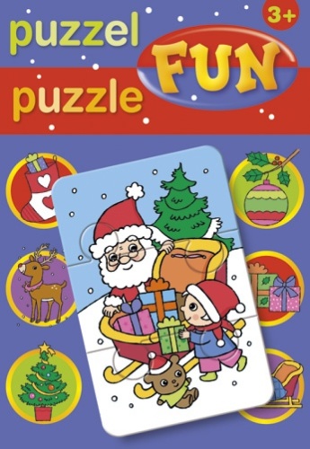 Deltas legpuzzel Kerst junior karton 15 stukjes