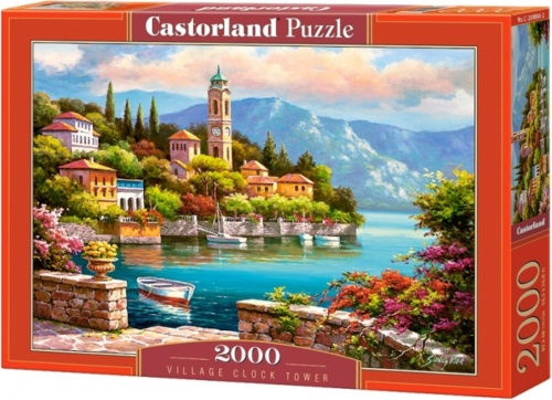 Castorland legpuzzel Village Clock Tower 2000 stukjes