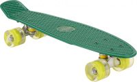 Amigo skateboard met ledverlichting 55,5 cm groen/lime