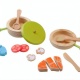EverEarth Speelgoed servies set hout multicolor