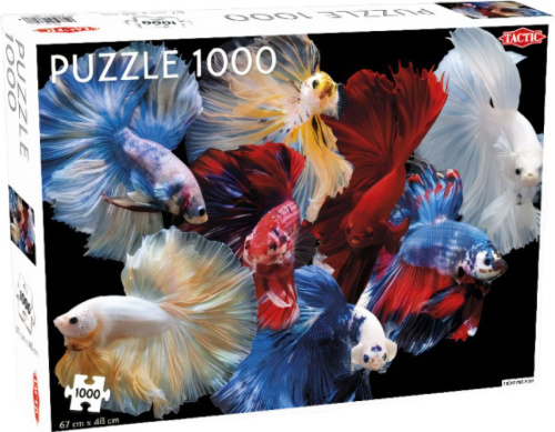 Tactic legpuzzel vechtvissen 67 x 48 cm 1000 stukjes