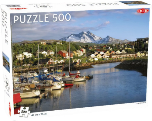 Tactic puzzel Narvik haven 31 x 47 cm 500 stukjes