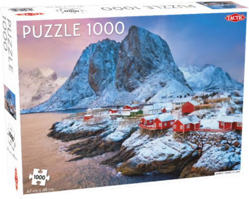 Tactic legpuzzel vissersstadje Hamnoy 67 x 48 cm 1000 stukjes