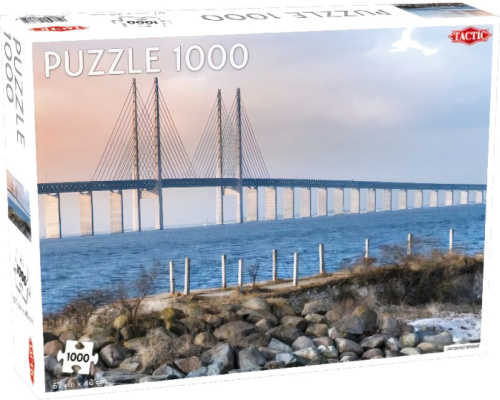 Tactic legpuzzel Öresund brug karton 67 x 48 cm 1000 stukjes