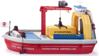 Siku containerschip 40,4 cm rood/wit/geel 4 delig (5403)