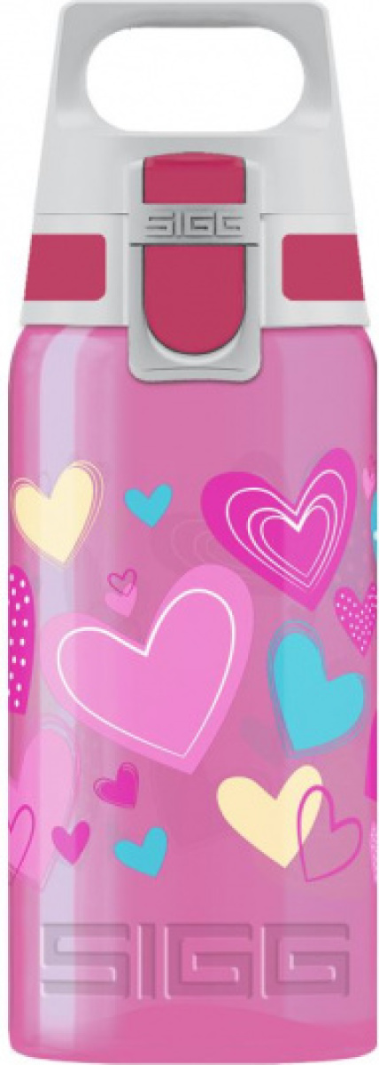 Sigg drinkfles Viva One Hearts meisjes 500 ml roze