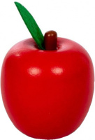 Mamamemo speelgoed appel junior 6,5 cm hout rood/groen