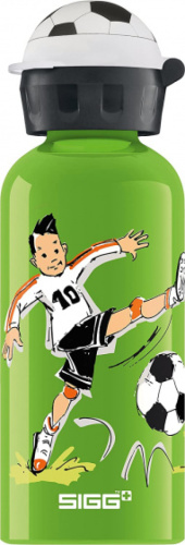 Sigg drinkbeker Footballcamp 0,4 liter 6,6 cm aluminium groen