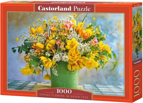 Castorland puzzel Spring Flowers 68 cm karton 1000 stukjes