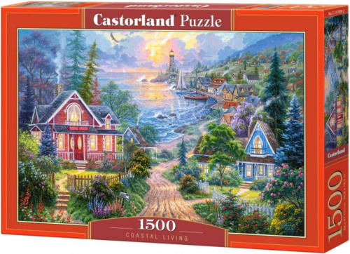 Castorland puzzel Coastal Living 68 cm karton 1500 stukjes